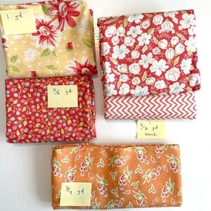 3.7 yds Moda Fig Tree Coney Island Quilt Fabric Bulk Lot- Build your Stash!